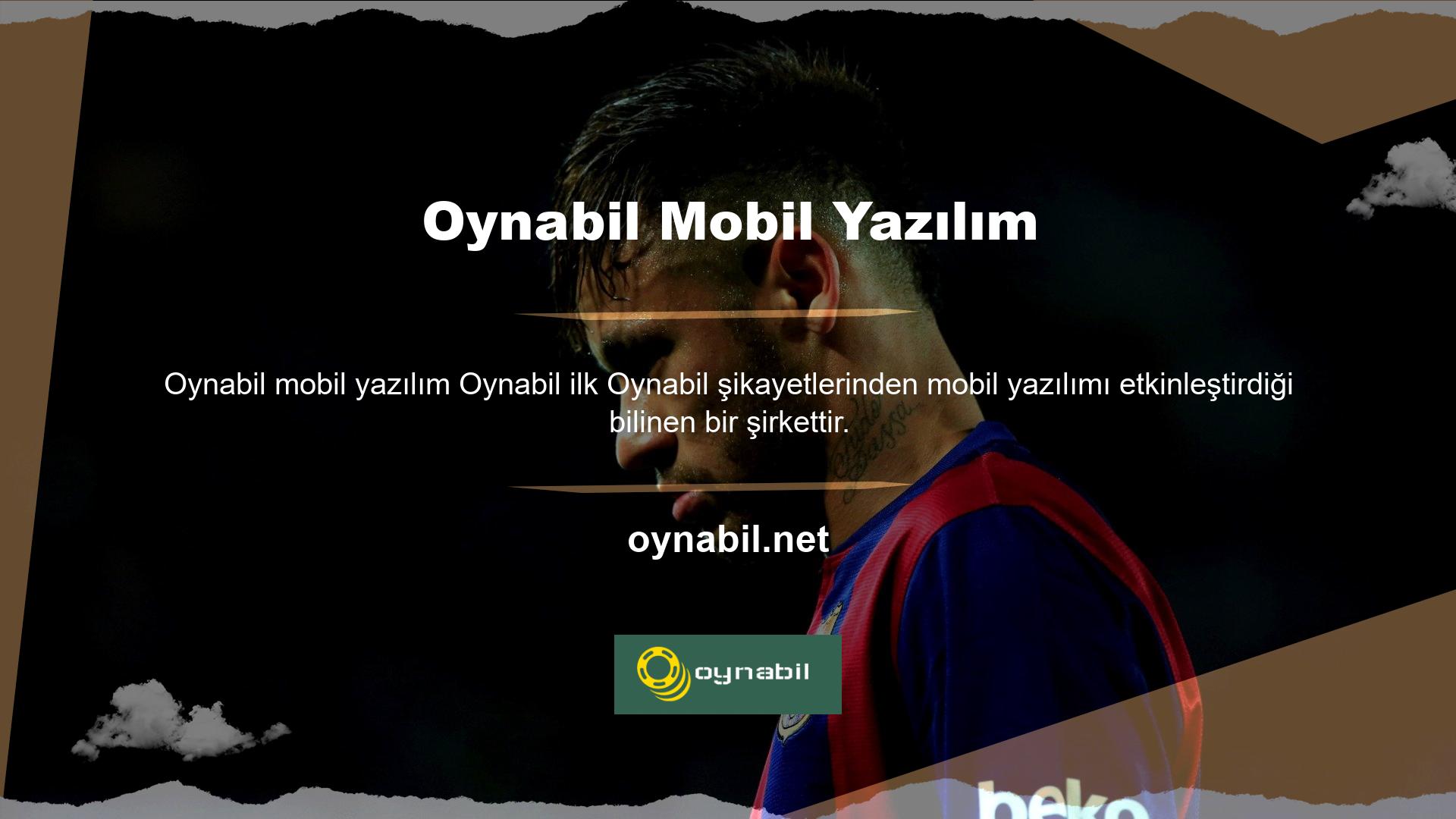 Oynabil mobil sitesi, masaüstü sürümünden farklı bir görünüme ve hissine sahiptir