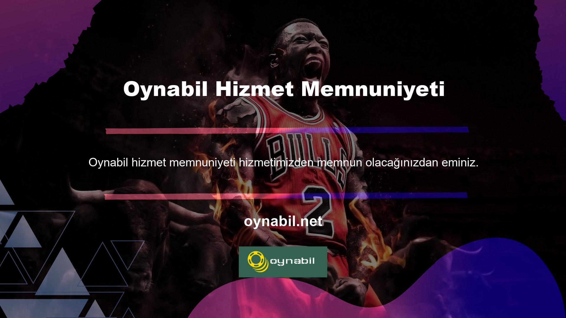 Herhangi bir sorunuz varsa, iyi bir üne sahip bir bahis sitesi olan Oynabil ile konuşabilirsiniz