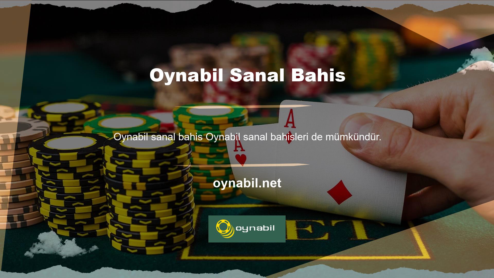 Oynabil onu bu alandaki diğer bahis ve casino sitelerinden ayıran en önemli özelliklerden ve yeniliklerden biridir